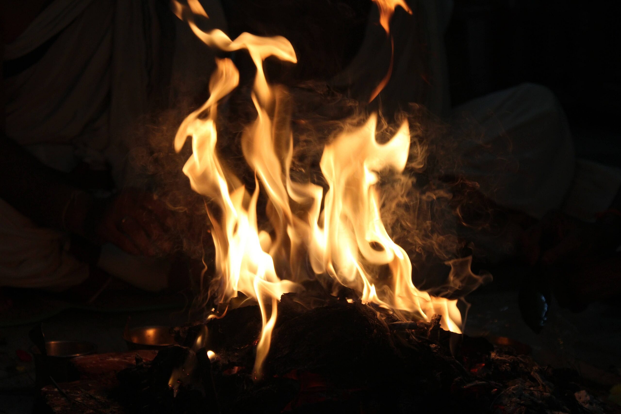 The Sacred Fire and The Three Vedas